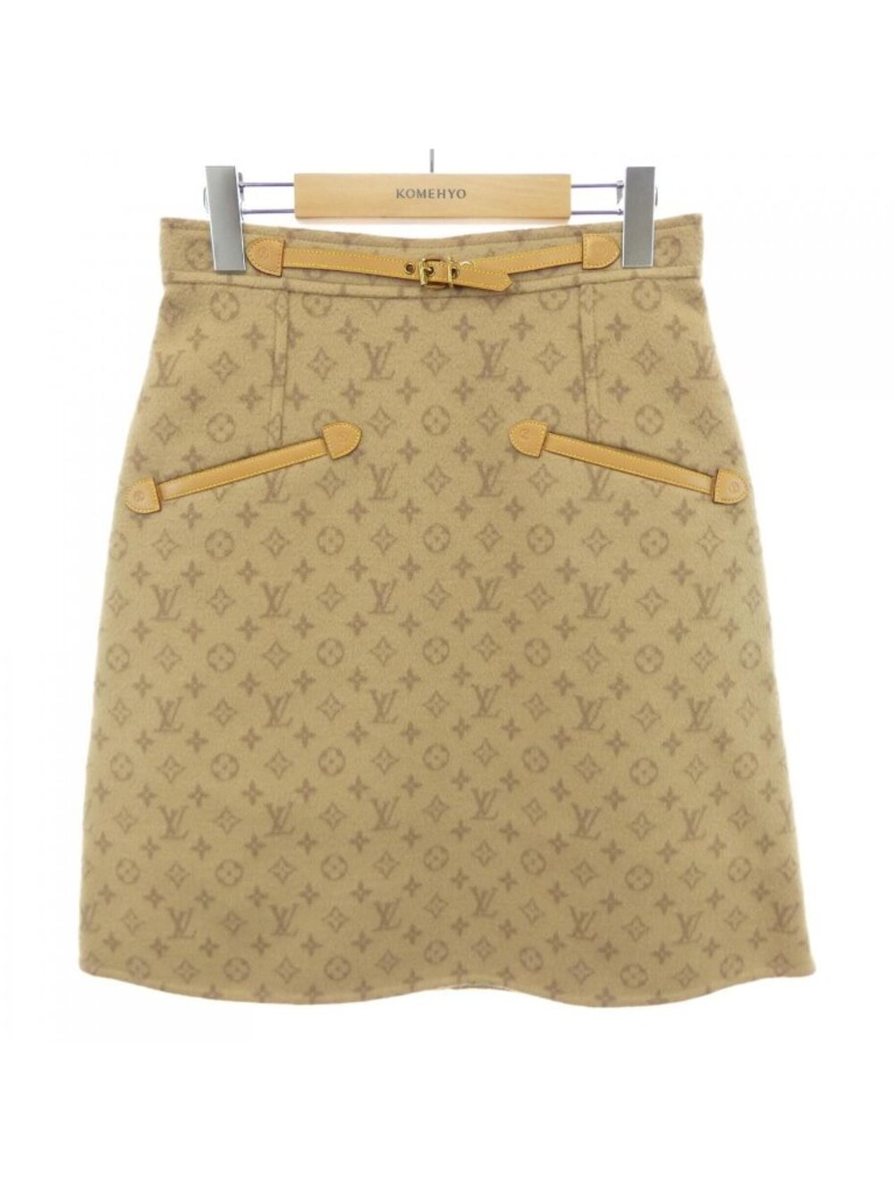 Louis Vuitton Preppy Double Face A-Line Skirt